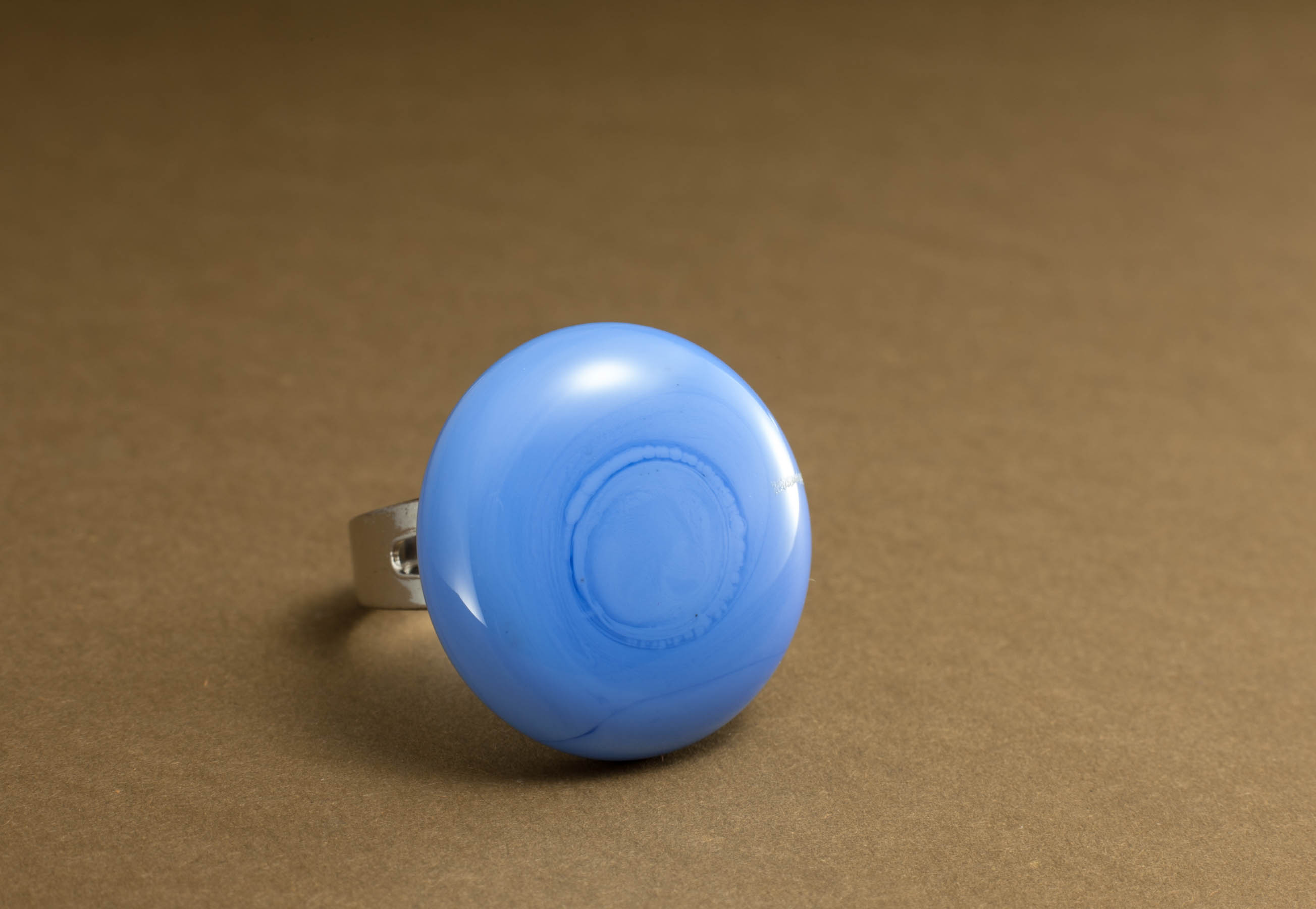 Prsten Jednobojni plavi pastel